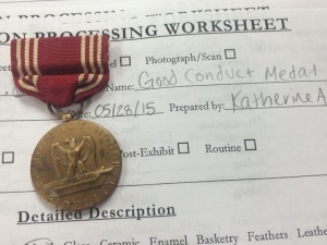 This is a Good Conduct Medal. It reads 